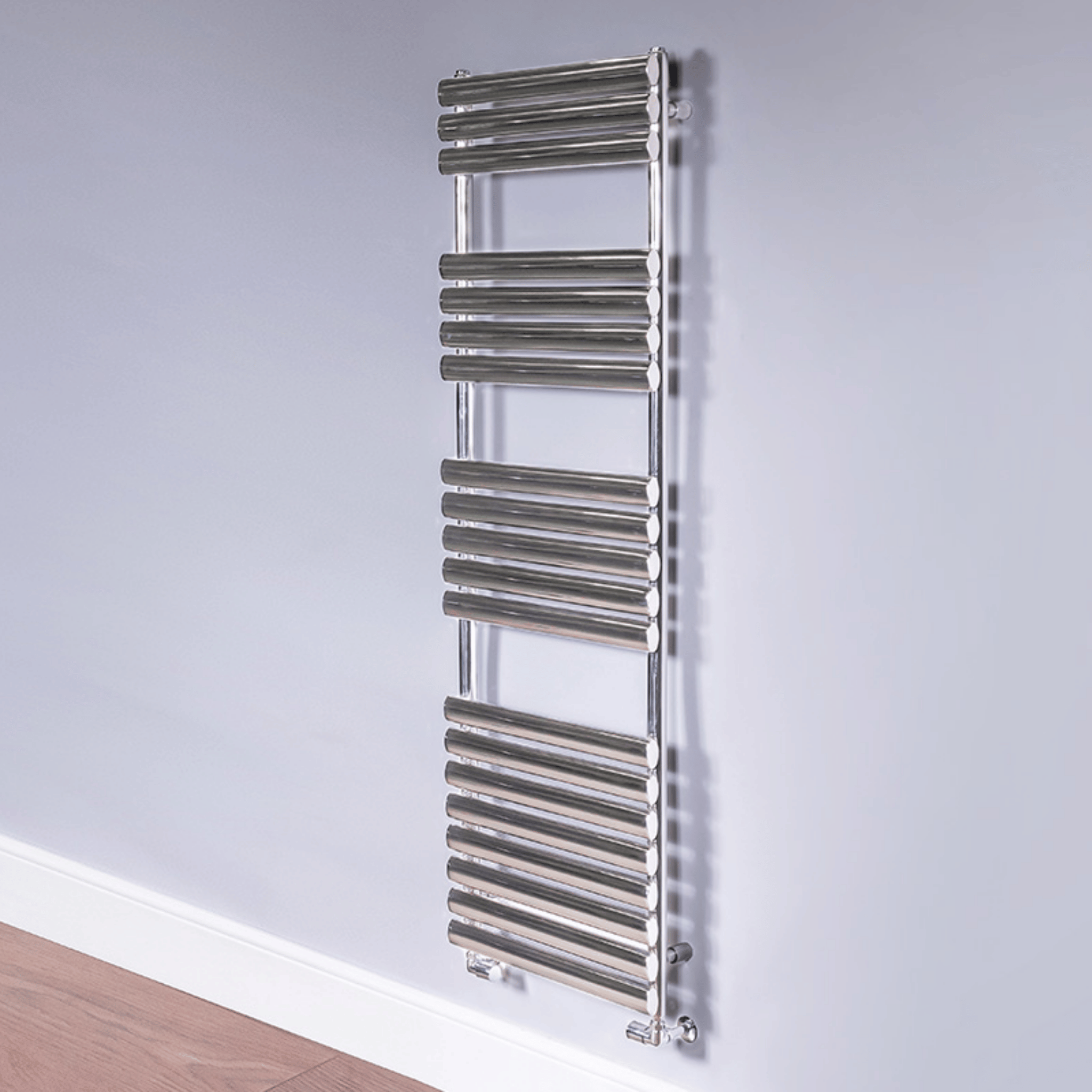 DQ Cove STR Towel Rail - 826mm x 500mm - Polished Stainless Steel - COVESTR50/80-P