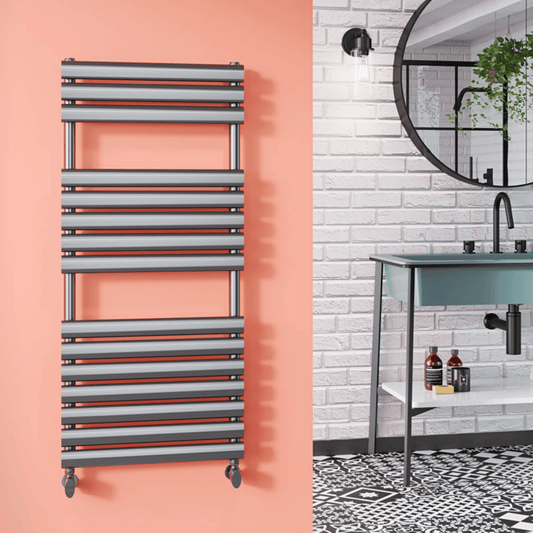 DQ Cove TR Towel Rail - 1535mm x 500mm - Infinity Steel - COVETR50/150-IS