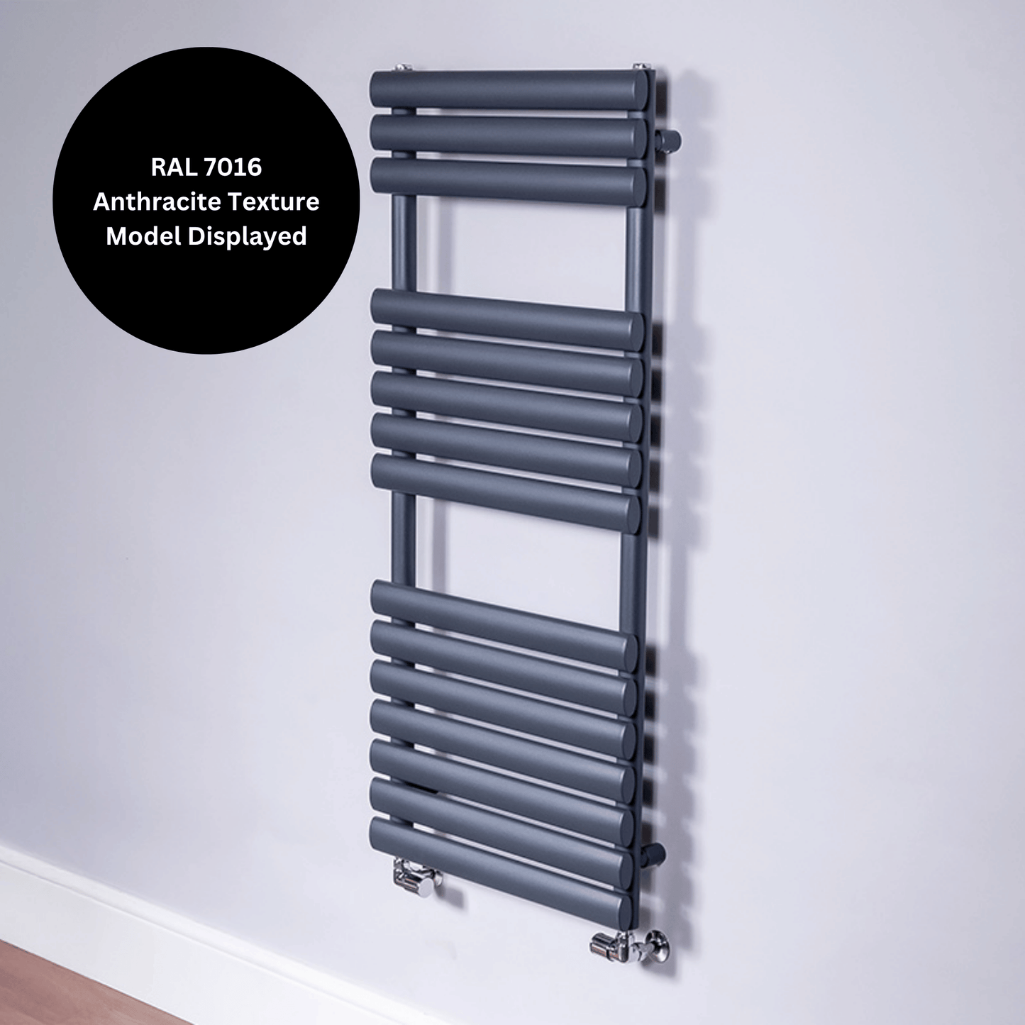 DQ Cove TR Towel Rail - 1535mm x 500mm - RAL Colour - COVETR50/150-F