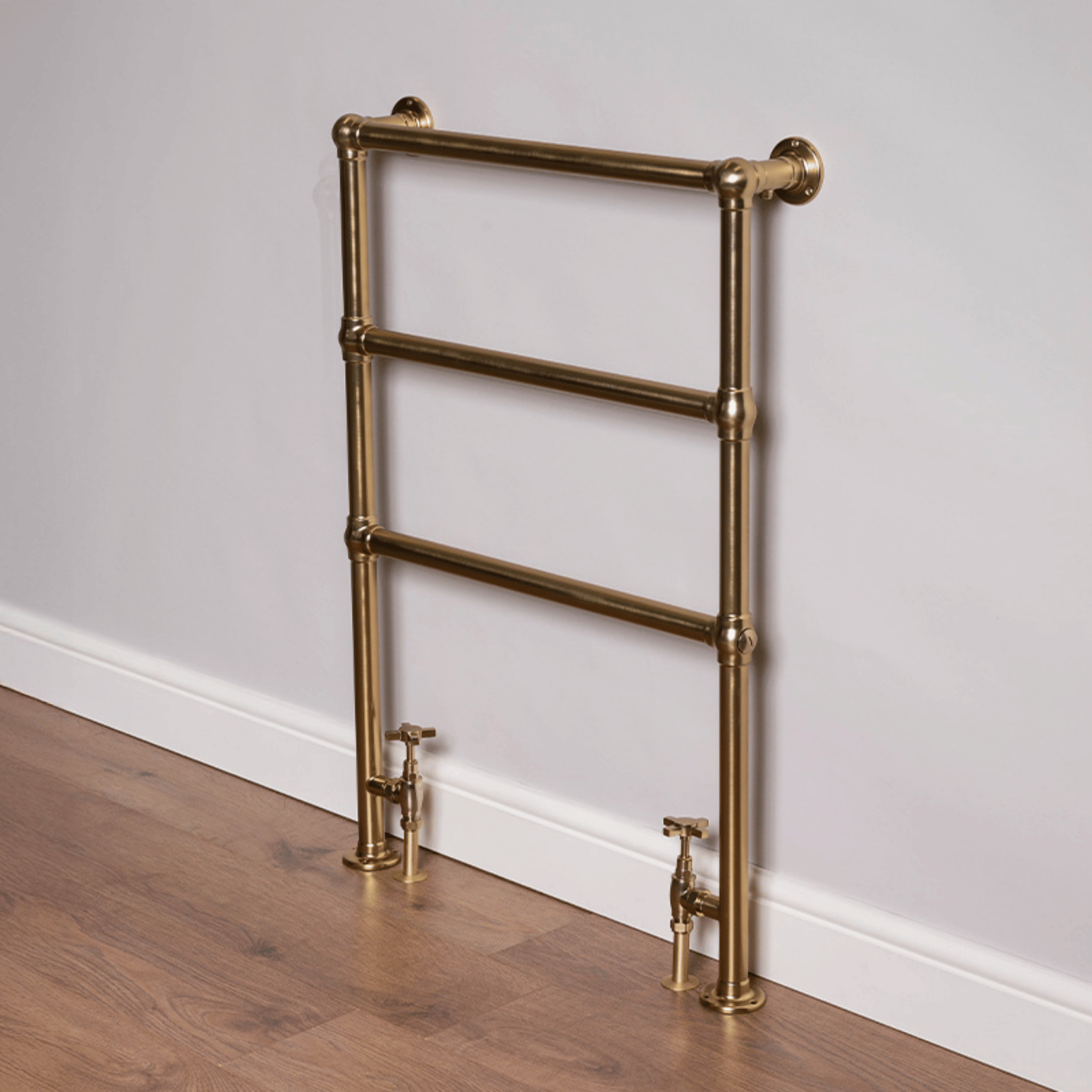 DQ Eastbury Towel Rail - 952mm x 680mm - Brushed Brass - EASTBURY-BB