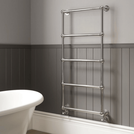 DQ Elveden Wall Mounted Towel Rail - 1599mm x 837mm - Chrome - ELVEDEN-3W-CP