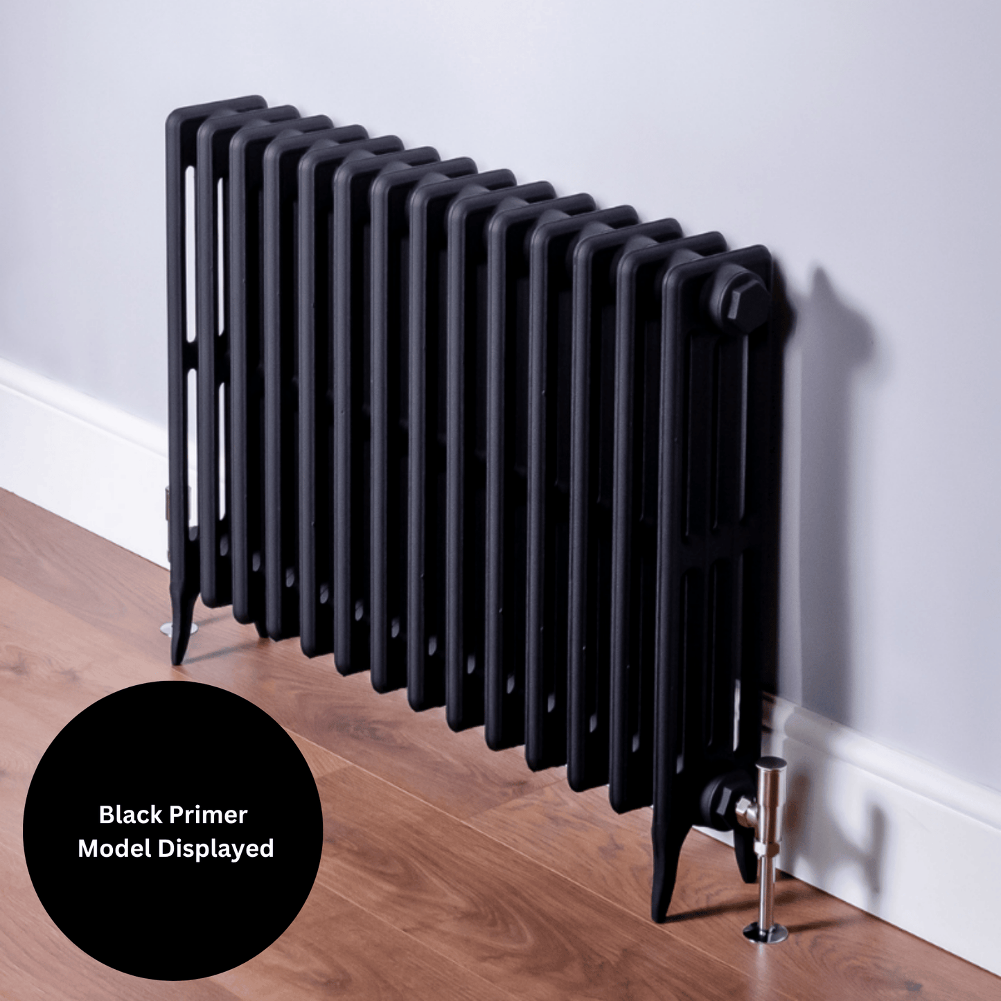 DQ Hawkshaw 4 Column Cast Iron Radiator - 760mm x 1145mm - RAL Colour - HAWK760/18-F