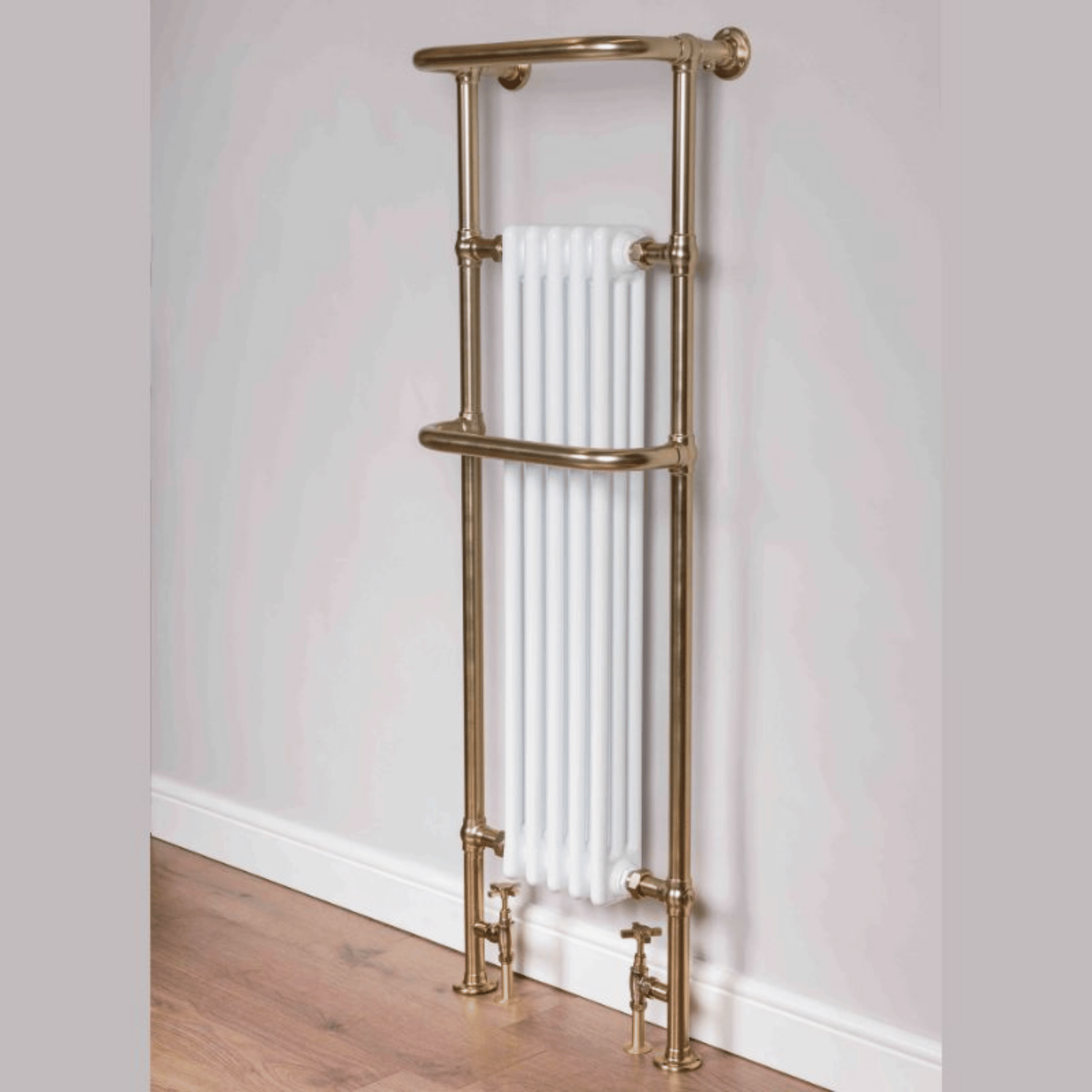DQ Lambourne Towel Rail - 1500mm x 500mm - Brushed Brass - LAMBOURNE-BB