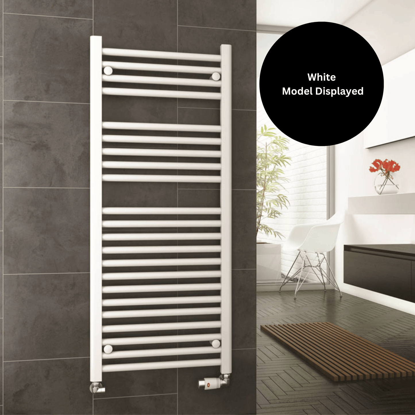 DQ Metro Towel Rail - 1800mm x 600mm - RAL Colour - METRO60/180-F