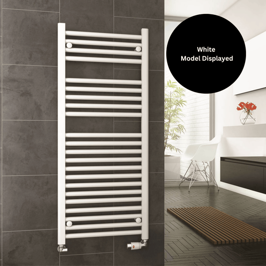 DQ Metro Towel Rail - 1800mm x 500mm - F02 Ultra Matt Black - METRO50/180-UMB