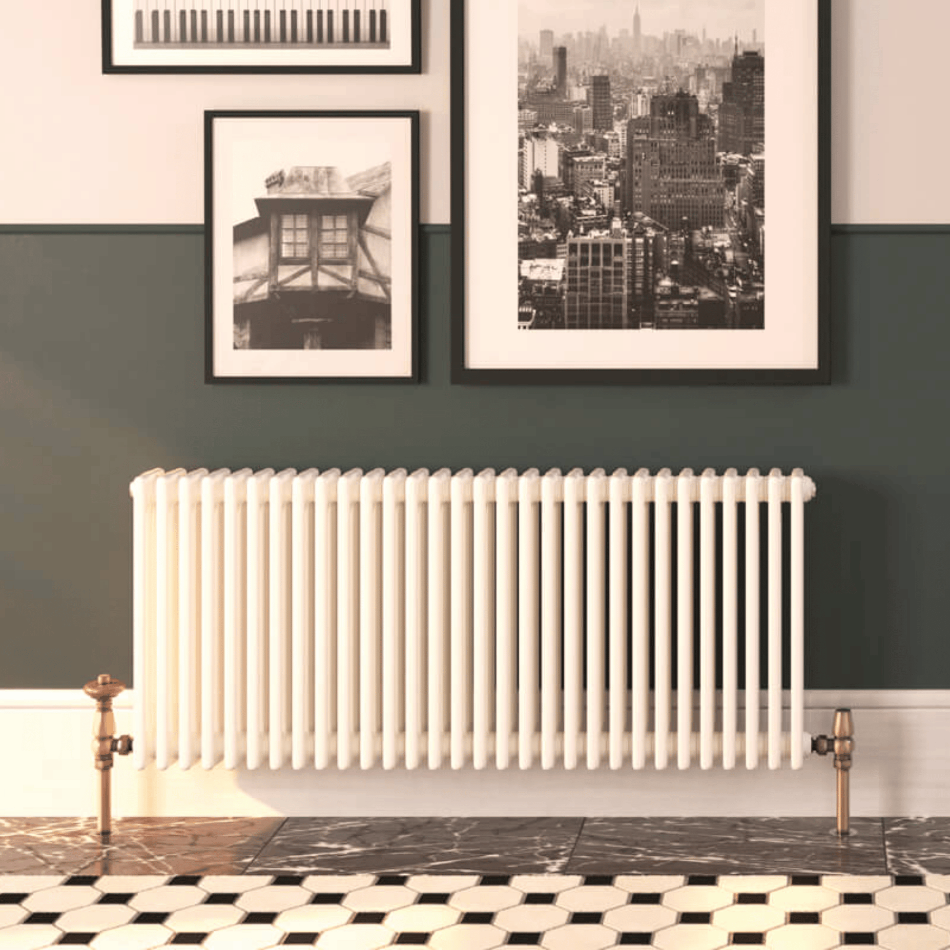 DQ Modus 6 Column Radiator - 500mm x 2186mm - White (RAL 9016) - Modus 66.500/47-W