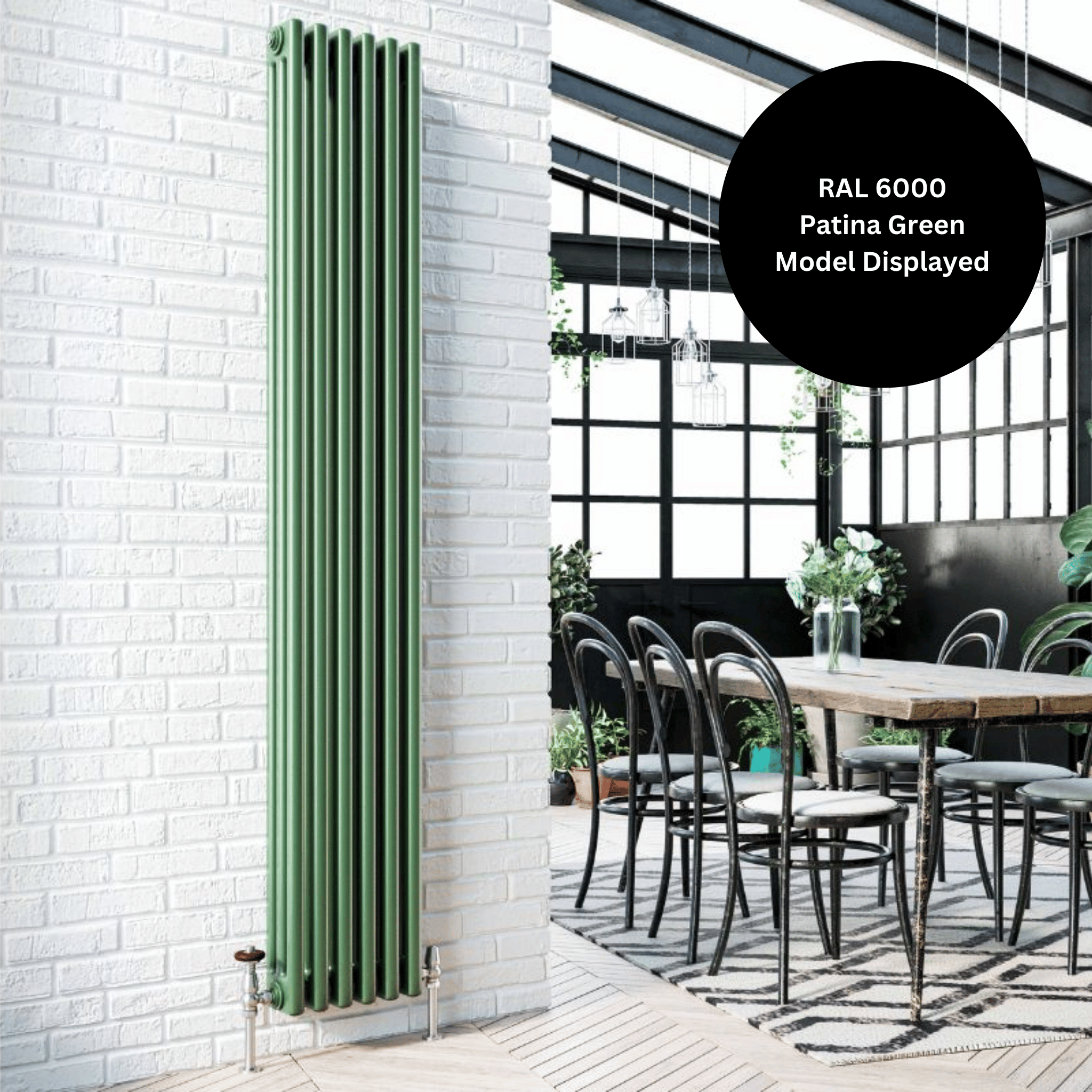 DQ Modus 6 Column Radiator - 300mm x 162mm - RAL Colour/DQ Finishes - Modus 66.300/3-F