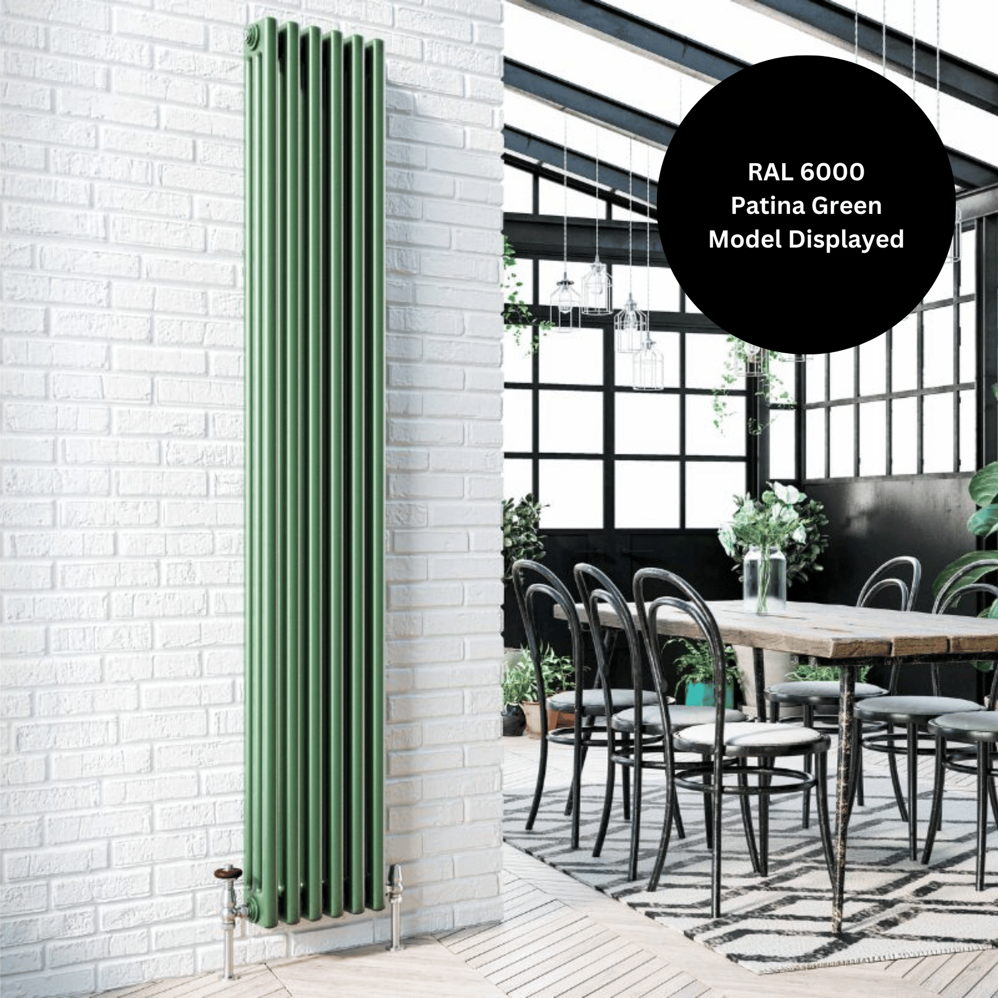 DQ Modus 5 Column Radiator - 350mm x 1680mm - RAL Colour/DQ Finishes - Modus 55.350/36-F
