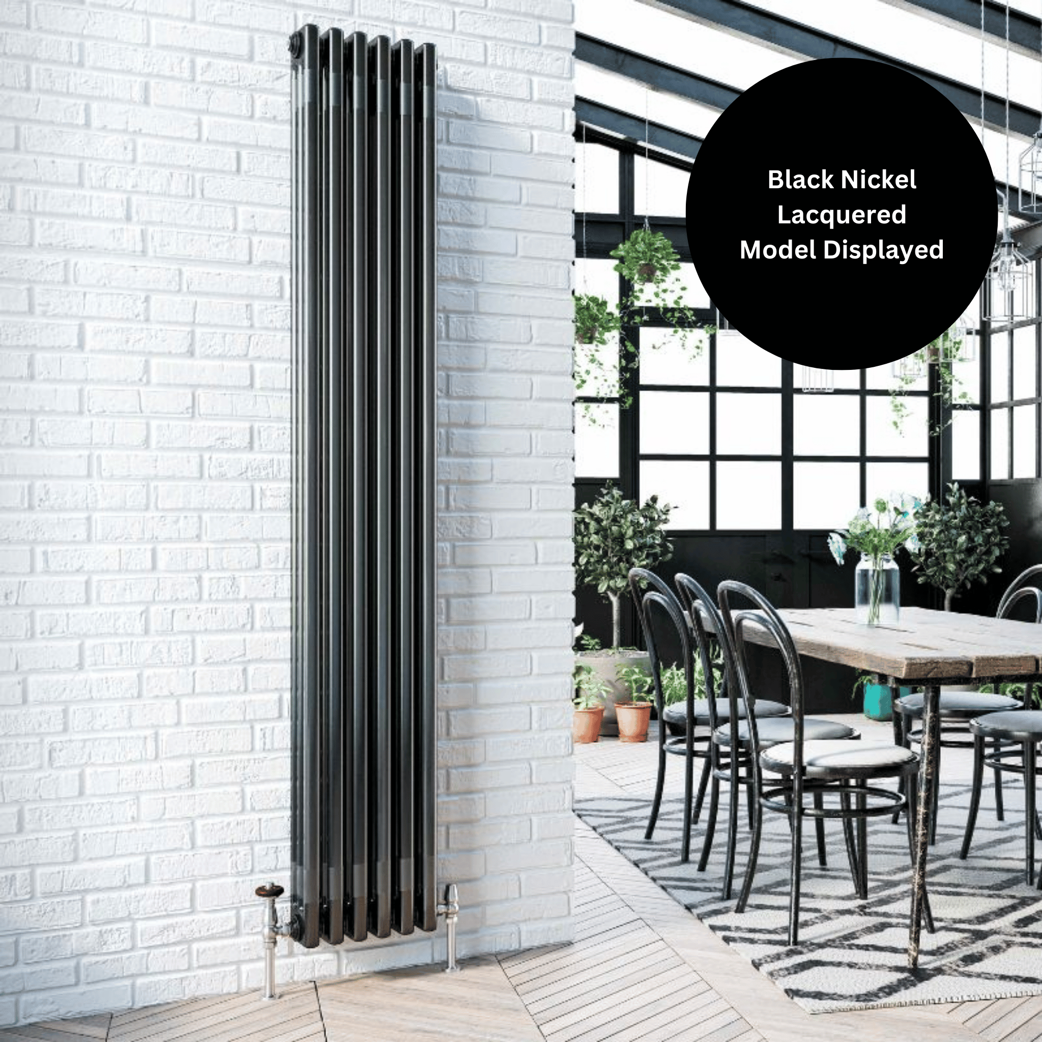 DQ Modus 6 Column Radiator - 3000mm x 1220mm - Lacquered Finish - Modu ...