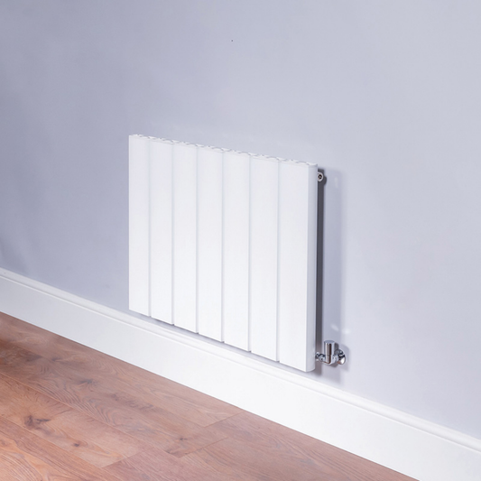 DQ Moto Horizontal Radiator - 600mm x 1315mm - White (RAL 9016) - MOTO600/11-W
