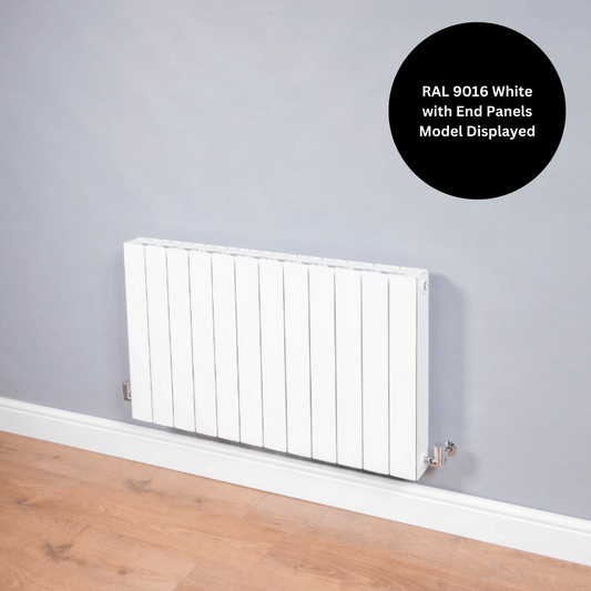 DQ Osset Horizontal Radiator - 681mm x 1140mm - White (RAL 9016) - OSSET681/14-W