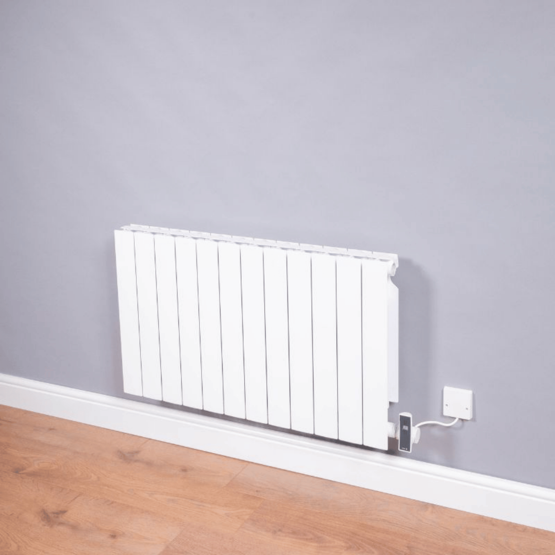 DQ Osset Electric - 581mm x 1210mm - White (RAL 9016) - OSSET-E581/14-W