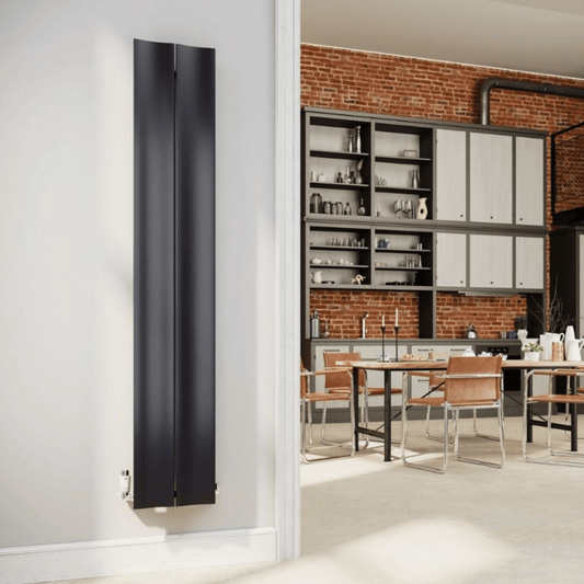 DQ Ruvo Vertical Radiator - 1800mm x 635mm - Anthracite Matt (RAL 7016) - RUVO180/4-A