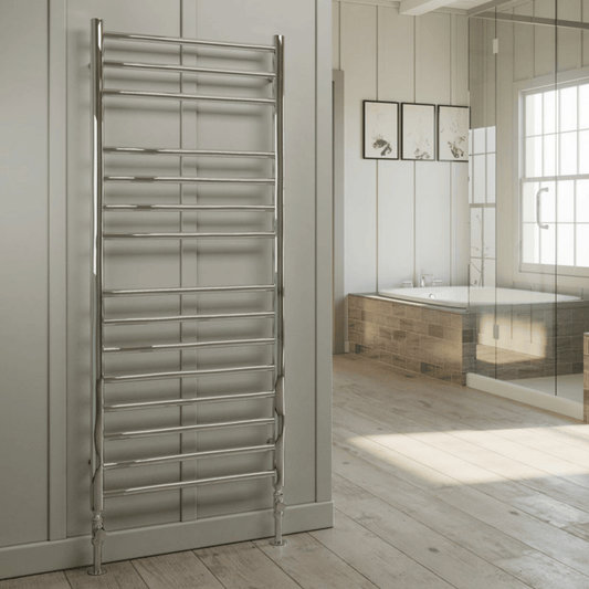 DQ Siena Towel Rail - 1540mm x 600mm - Polished Stainless Steel - SIENA60/160-P
