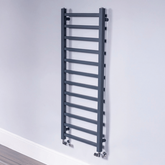 DQ Stalia Towel Rail - 1600mm x 500mm - Anthracite Texture (RAL 7016) - STALIA50/160-A