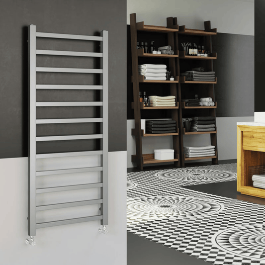 DQ Stalia Towel Rail - 1600mm x 500mm - Infinity Steel - STALIA50/160-INS