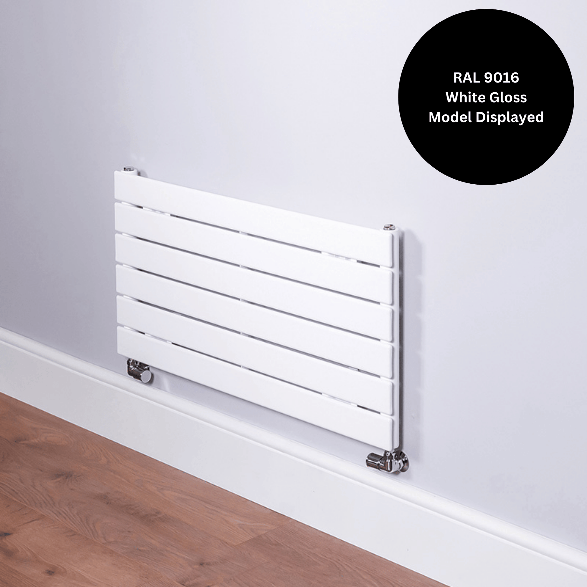 DQ Strata Double Horizontal Radiator - 604mm x 1200mm - RAL Colour/DQ Finishes - STRATA120/8D-F