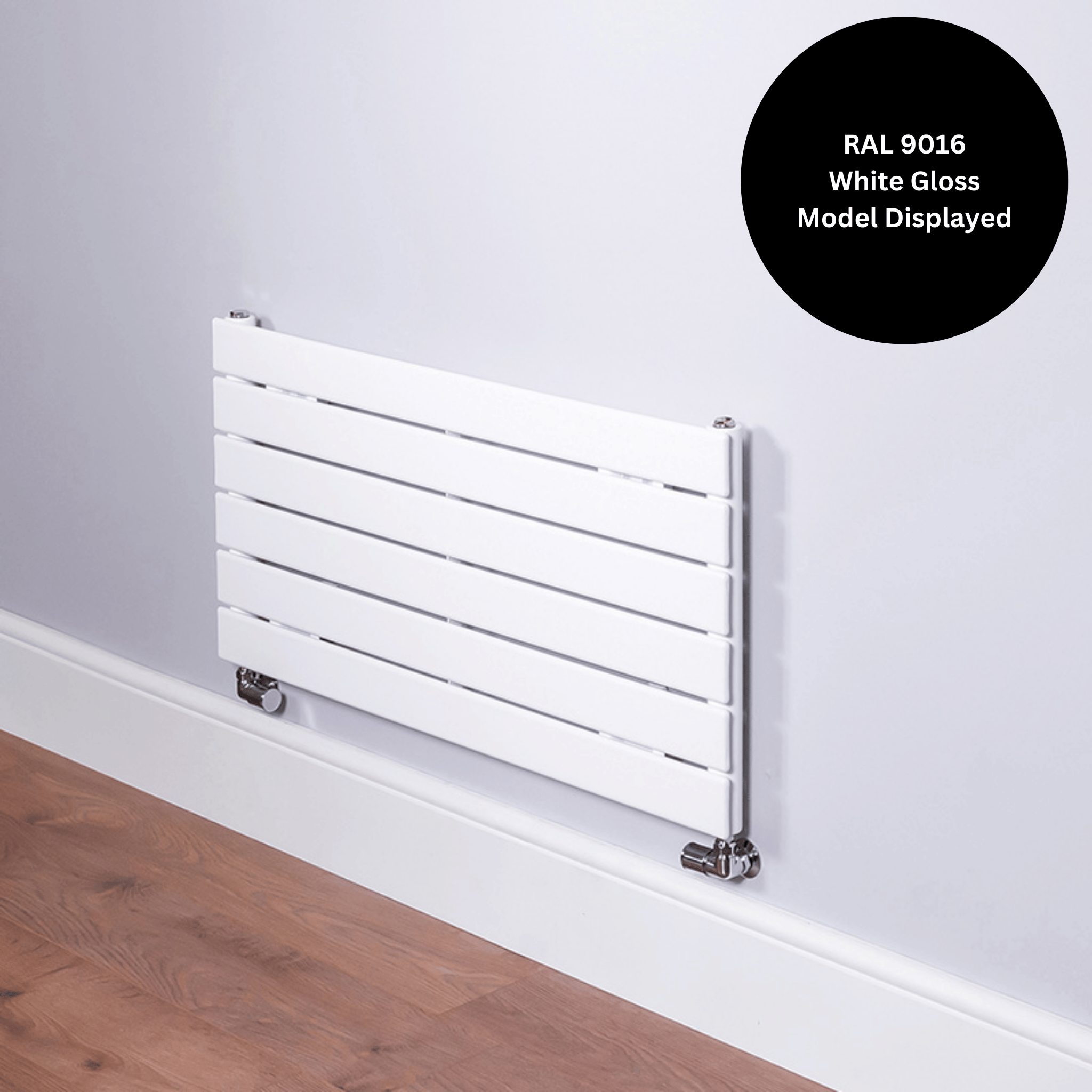 DQ Strata Single Horizontal Radiator - 604mm x 1200mm - RAL Colour/DQ Finishes - STRATA120/8-F