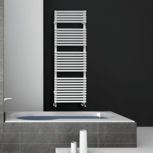DQ Vulcano Towel Rail - 1772mm x 486mm - White (RAL 9016) - VUT50/170-W