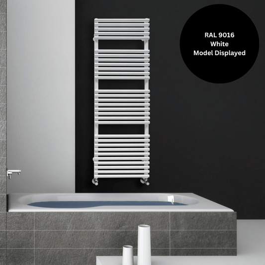 DQ Vulcano Towel Rail - 1160mm x 586mm - Anthracite Texture (RAL 7016) - VUT60/120-A