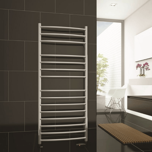 DQ Zante Curved Towel Rail - 1540mm x 500mm - Polished Stainless Steel - ZANTE50/160-P