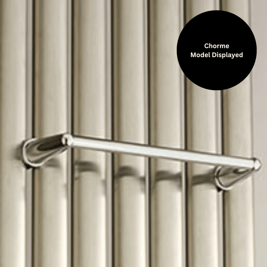 DQ Cove Towel Bar (for Cove 5 Section) - 295mm - Chrome - TB-COVE-295-CP