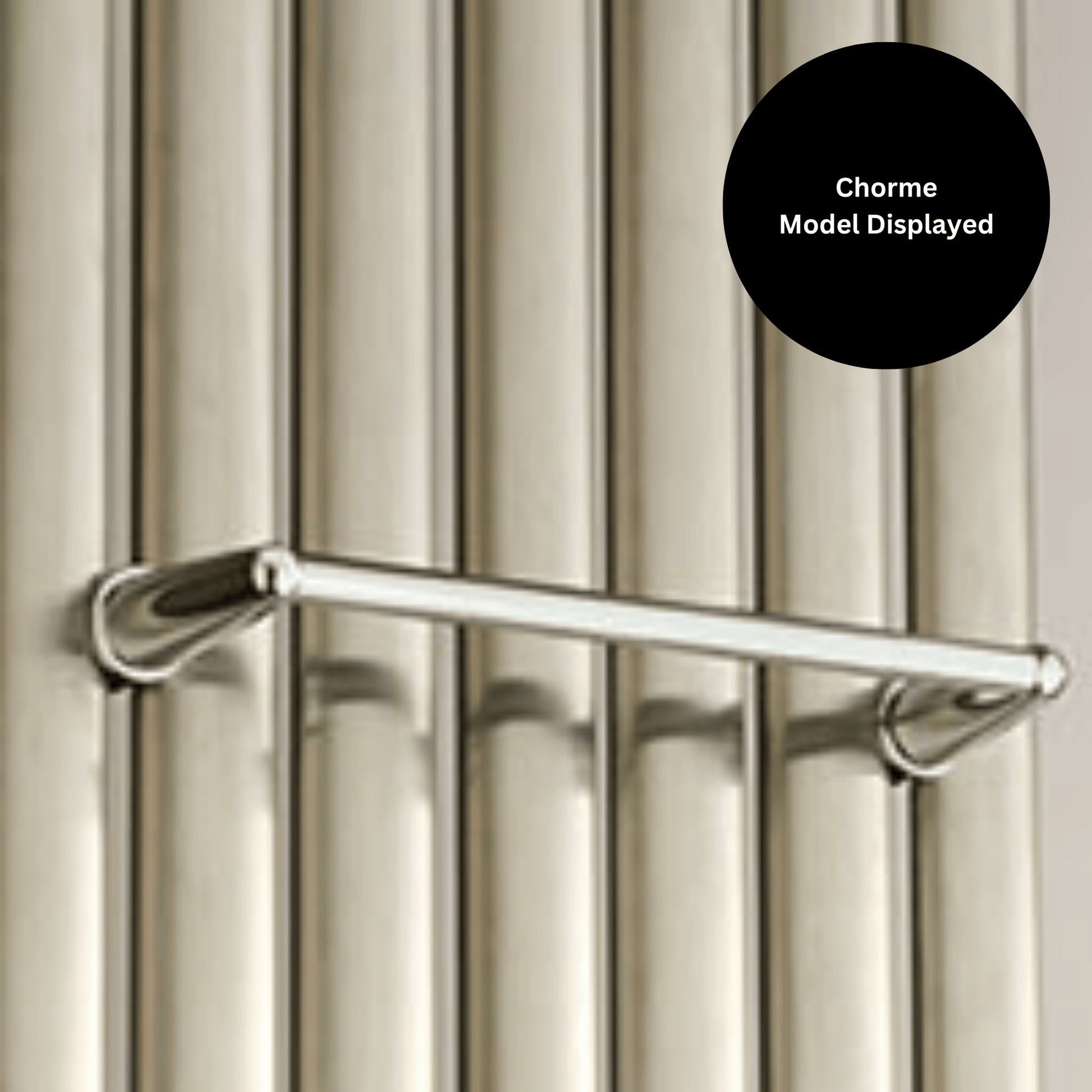 DQ Cove Towel Bar (for Cove 5 Section) - 295mm - White - TB-COVE-295-W