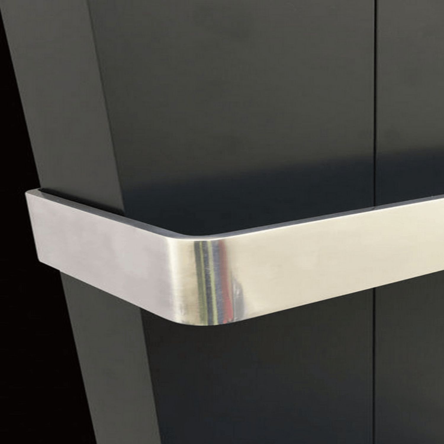 DQ Vela Towel Bar - 363mm - Polished Aluminium - VELA-TB3
