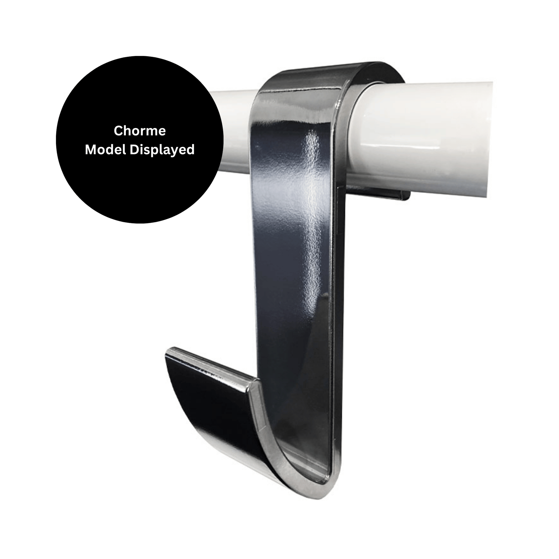 DQ Verso Hook (for Vulcano/Cove/Metro/Orion/Rosa/Cavell/Siena/Zante - White - VERSO-HOOK-W