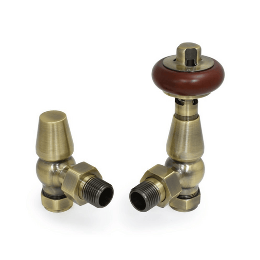 DQ Enzo Luxury TRV - Angled - Antique Brass - Enzo Luxury-TRV-AB