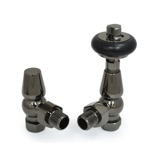 DQ Enzo Luxury TRV - Angled - Black Nickel - Enzo Luxury-TRV-BLK