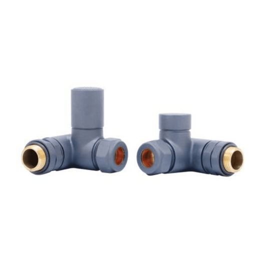 DQ Essential Manual Dual Fuel Valves (for DQ Essential & TEC Elements) - Corner - Anthracite Texture - E-DF-A