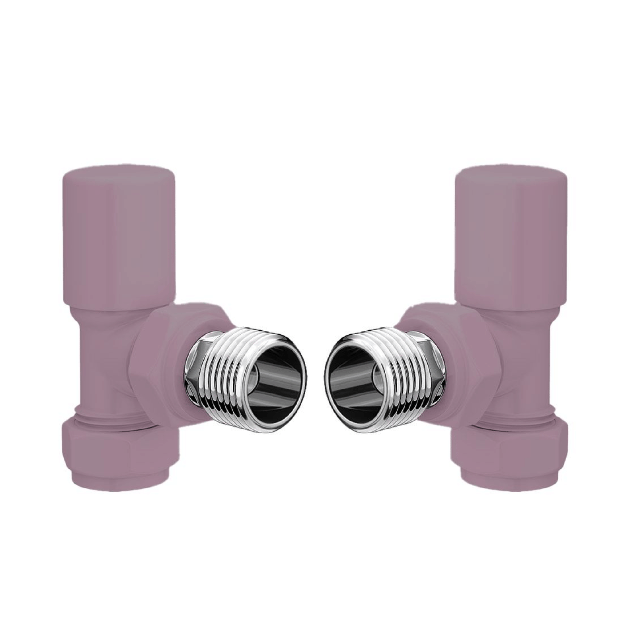 DQ Essential Manual Radiator Valves - Angled - RAL Colour - E-MAN-ANG-F