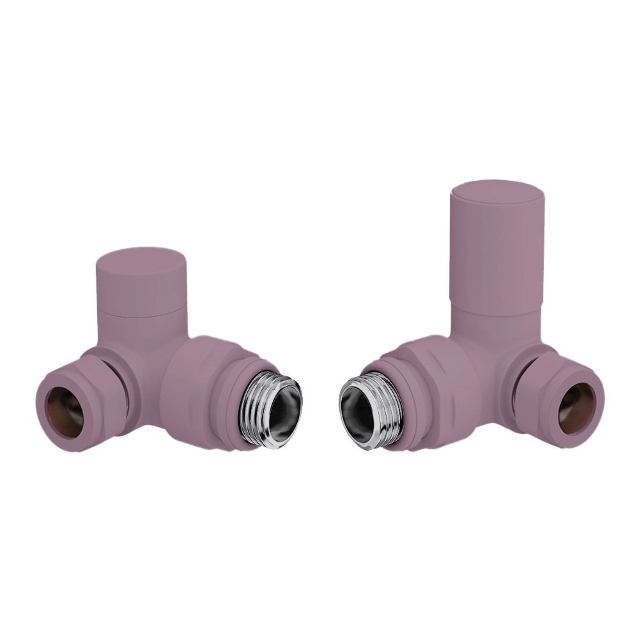 DQ Essential Manual Radiator Valves - Corner - RAL Colour/DQ Finishes - E-MAN-COR-F