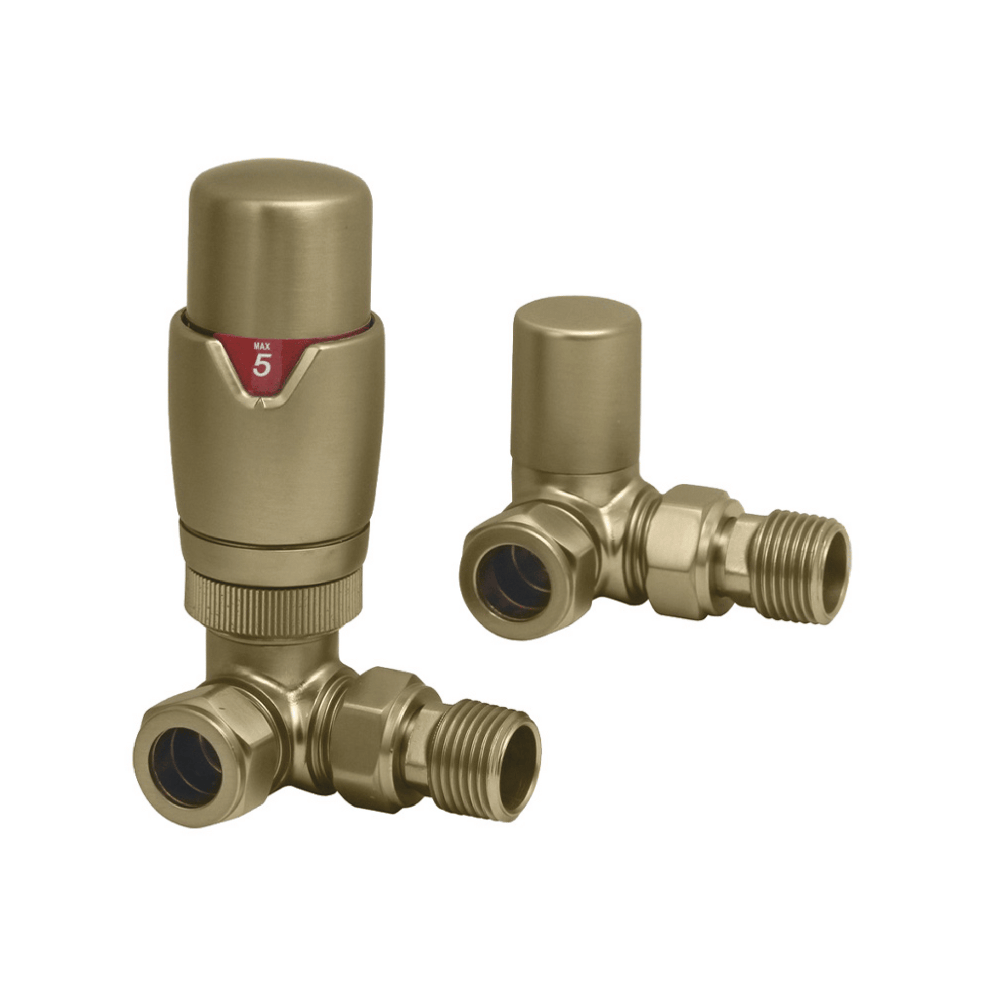 DQ Essential TRV - Corner - Brushed Brass - E-TRV-COR-BB