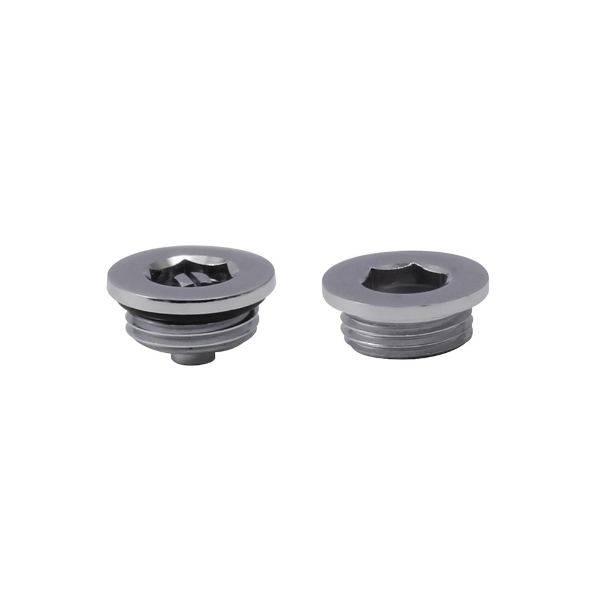DQ Radiator Plug & Vent - Chrome - VP-C