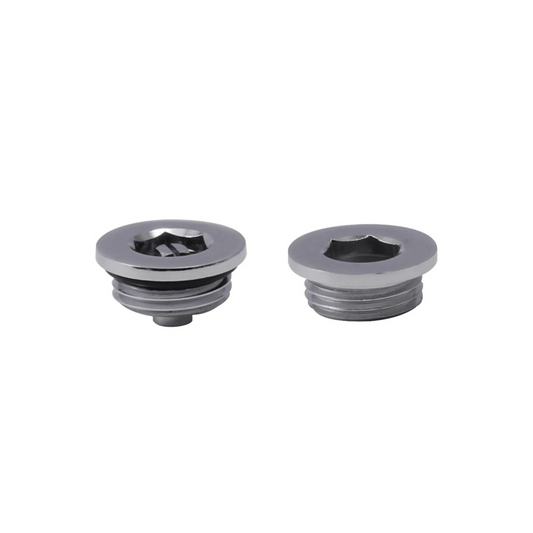 DQ Radiator Plug & Vent - Chrome - VP-C