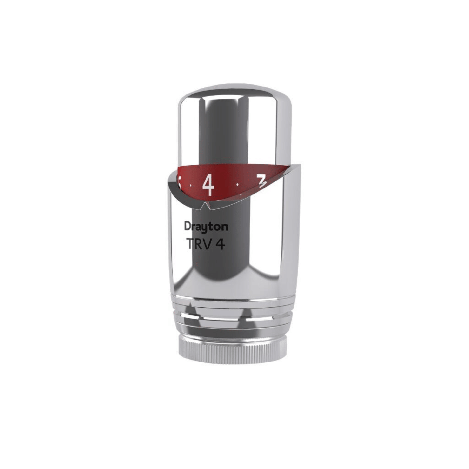 Drayton TRV4 Chrome Integral Head - Chrome - 07 03 013