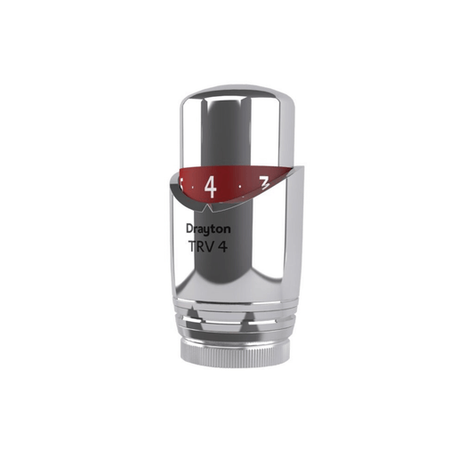 Drayton TRV4 Chrome Integral Head - Chrome - 07 03 013