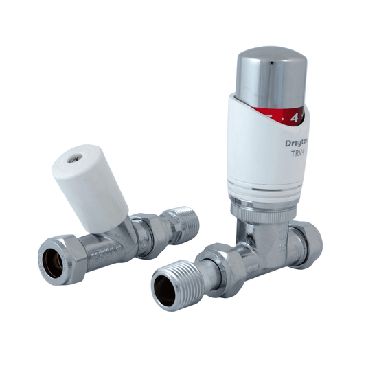 Drayton TRV4 Classic & Lockshield - Straight - 15mm - 07 05 190