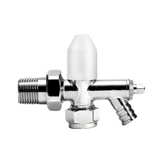 Drayton Lockshield with Intergral Drain Off - Angle - 15mm - 07 05 903