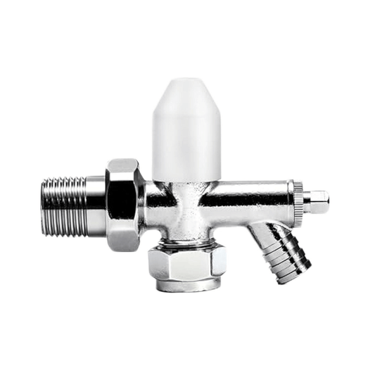 Drayton Lockshield with Intergral Drain Off - Angle - 15mm - 07 05 903