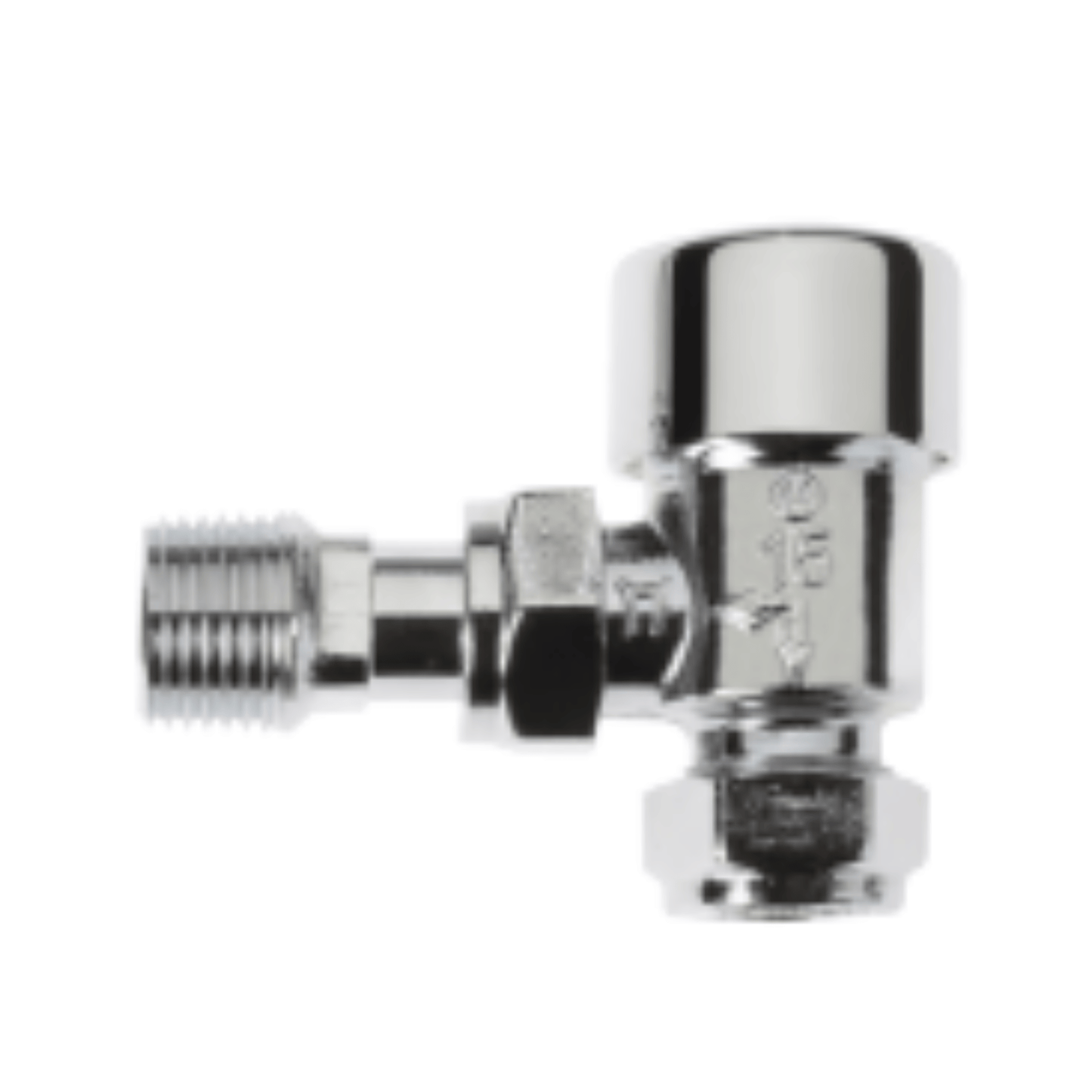 Drayton Lockshield with Chrome Cap - Angle - 15mm - 07 05 917
