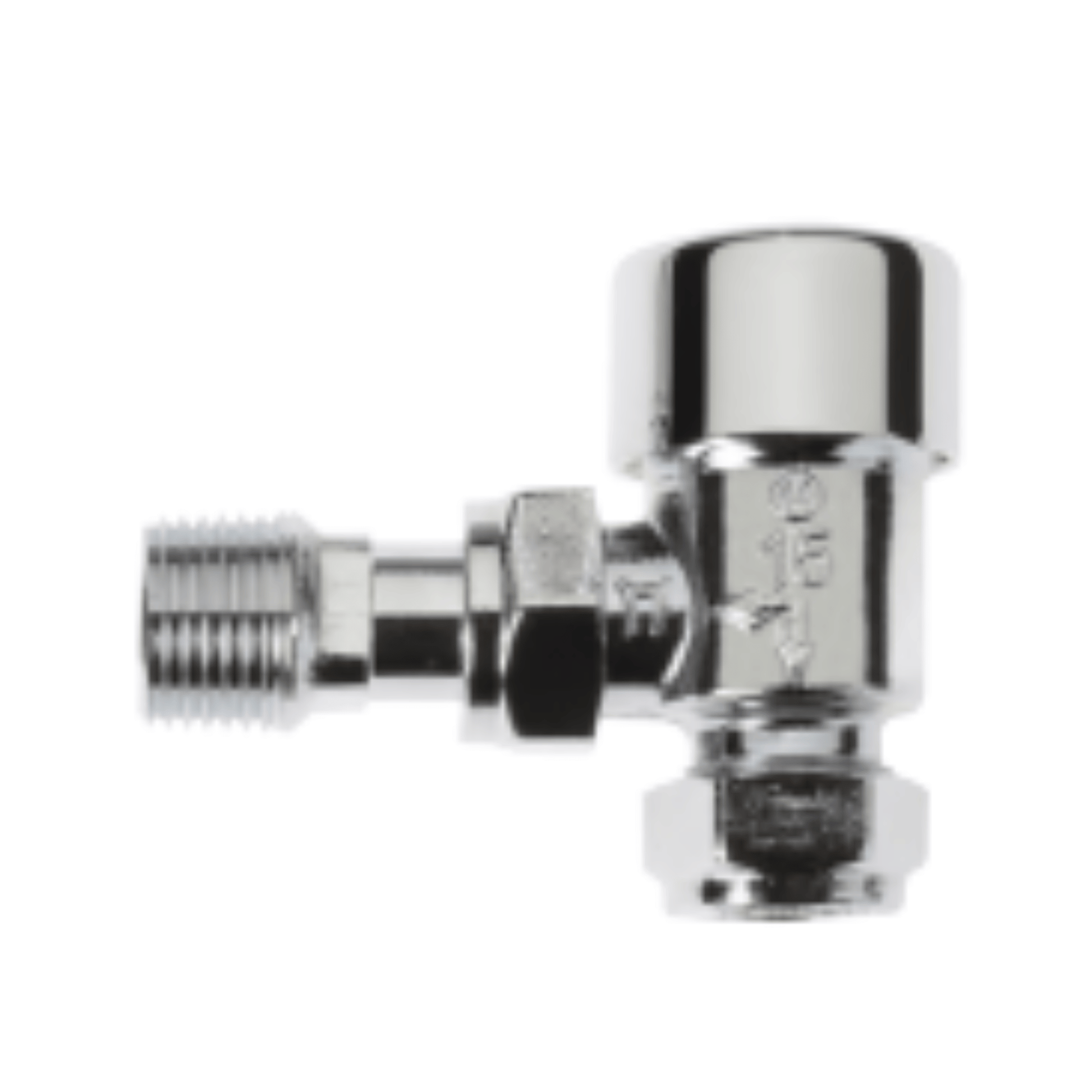 Drayton Lockshield with Chrome Cap - Angle - 15mm - 07 05 917