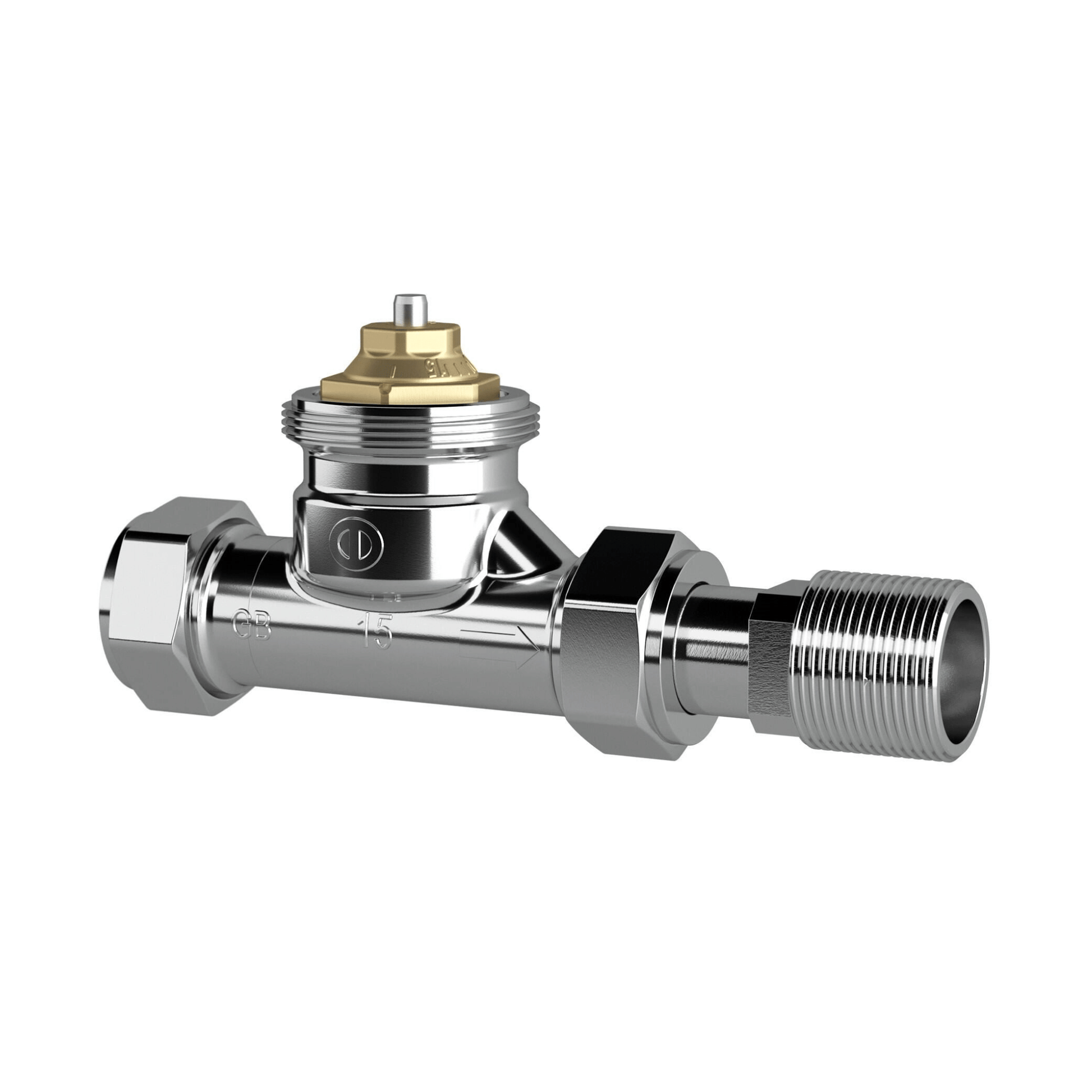 Drayton TRV4 Valve Body - Straight - 1/2" - 07 15 185
