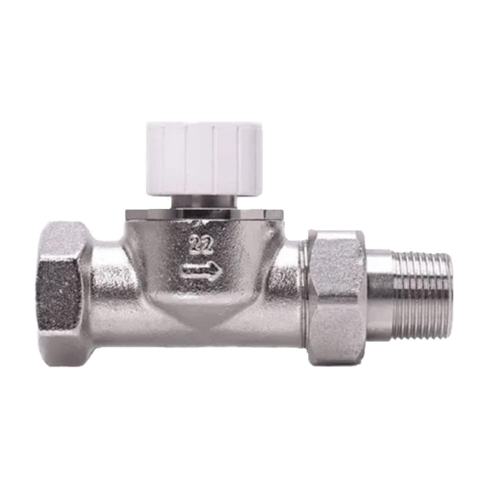 Drayton TRV4 Single Pipe Valve Body - Straight - 1/2" - 07 15 624