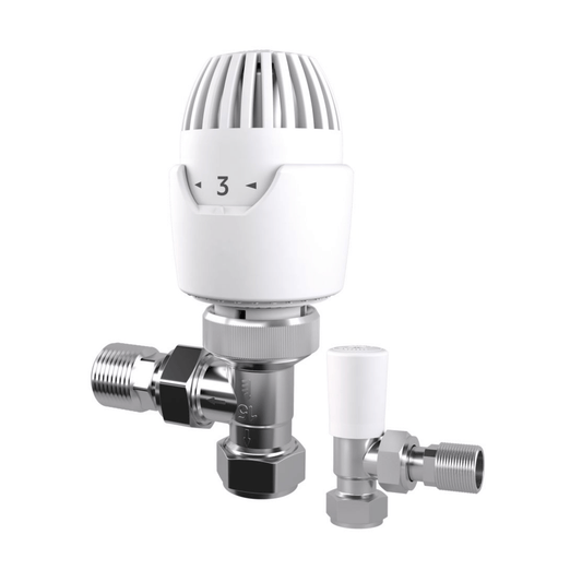 Drayton RT212 TRV & Lockshield - Angle - 15mm - 08 09 260