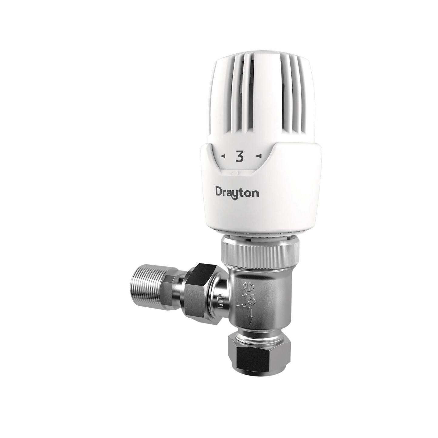 Drayton RT414 TRV - Angle - 15mm - 10 10 015
