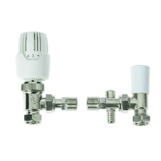 Drayton RT414 TRV & Lockshield Drain Off - Angle - 15mm - 10 10 264