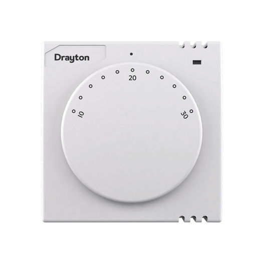 Drayton RTS9 Standard Room Thermostat with LED Indicator - Volt Free - 24030